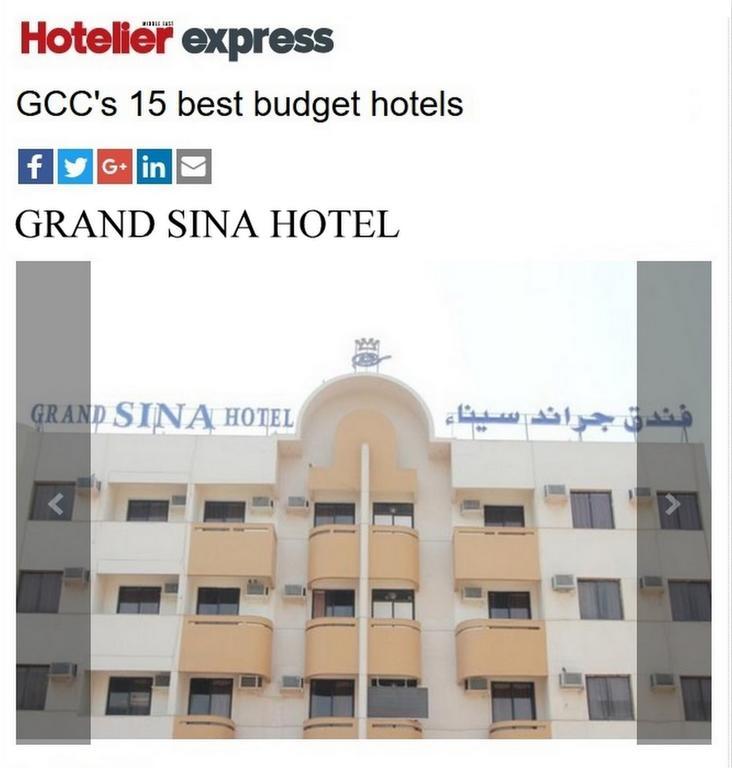 Grand Sina Hotel Дубай Екстериор снимка
